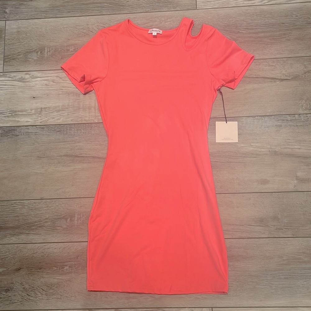 Superdown NWT size S Neon Pink Dress